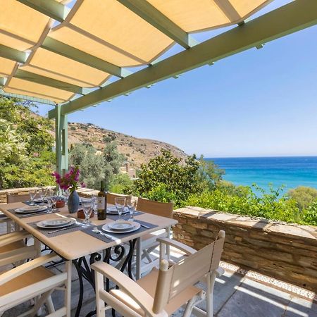 Villa Sun-Rock House By The Sea Steniaí Esterno foto